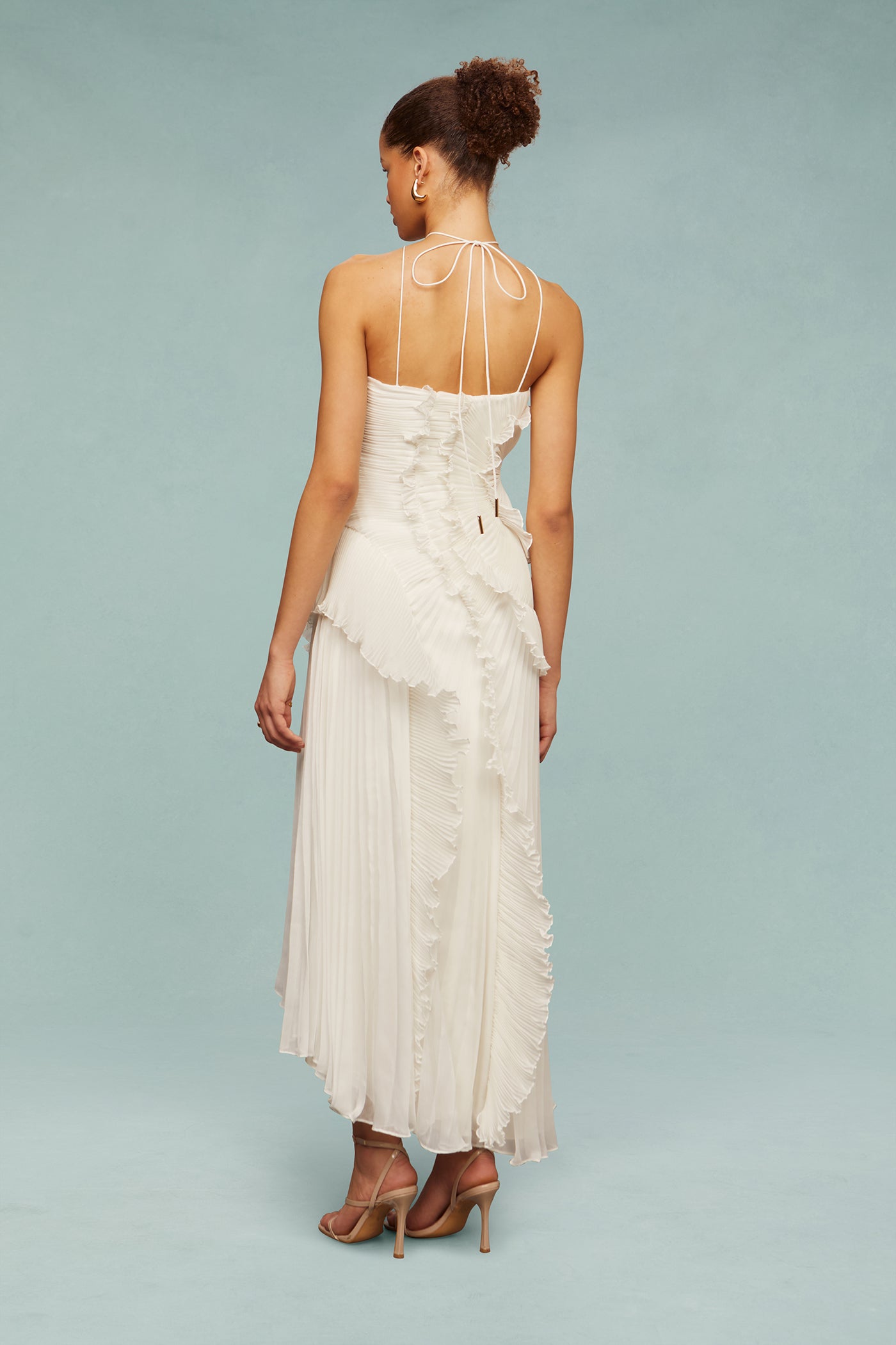 Koriora | Robe longue volantée Serelina