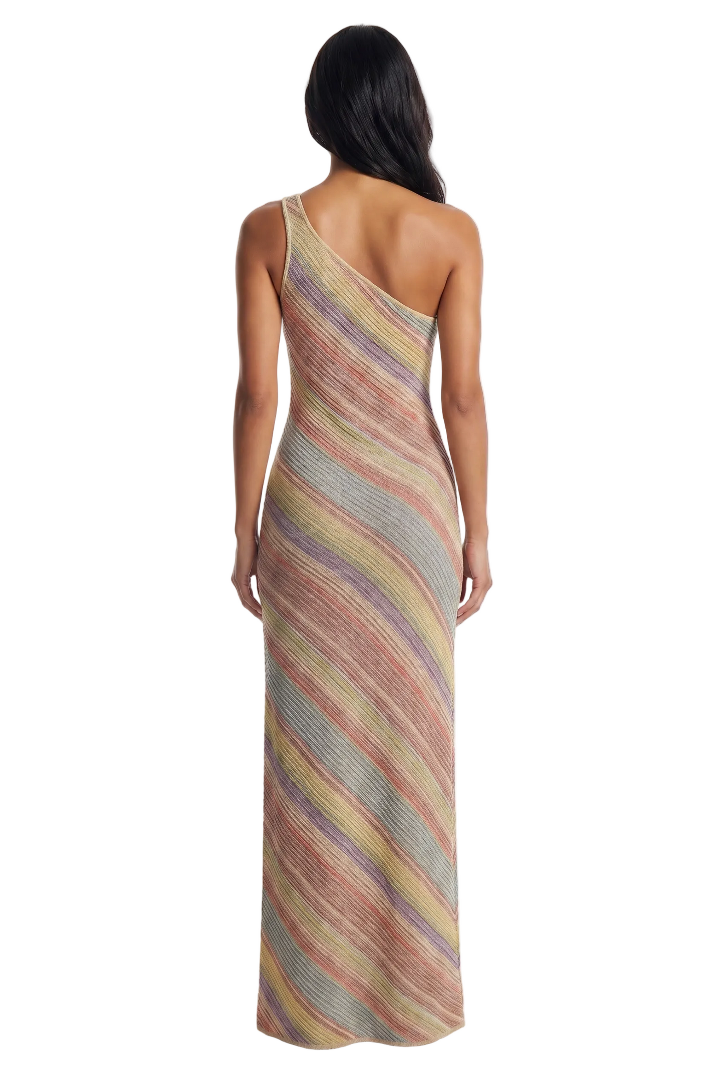 Koriora | Robe Maxi Une Épaule Élégance — Silhouette Fluide & Sophistiquée