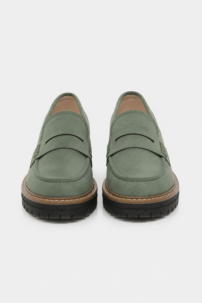 Koriora | Mocassins Orthopédiques Daim Femme — Semelle Ergonomique & Élégance