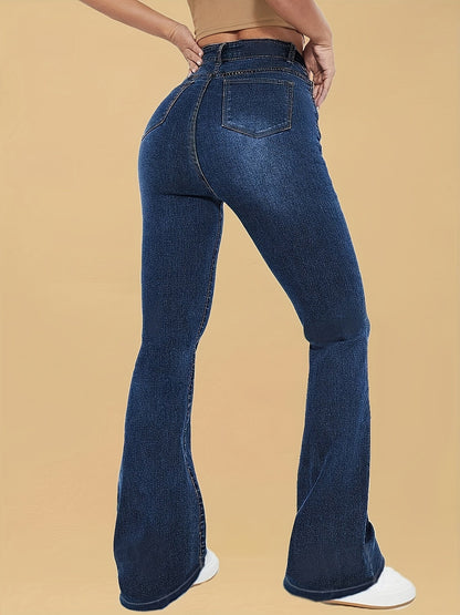 Jean Femme Flare Taille Haute Stretch