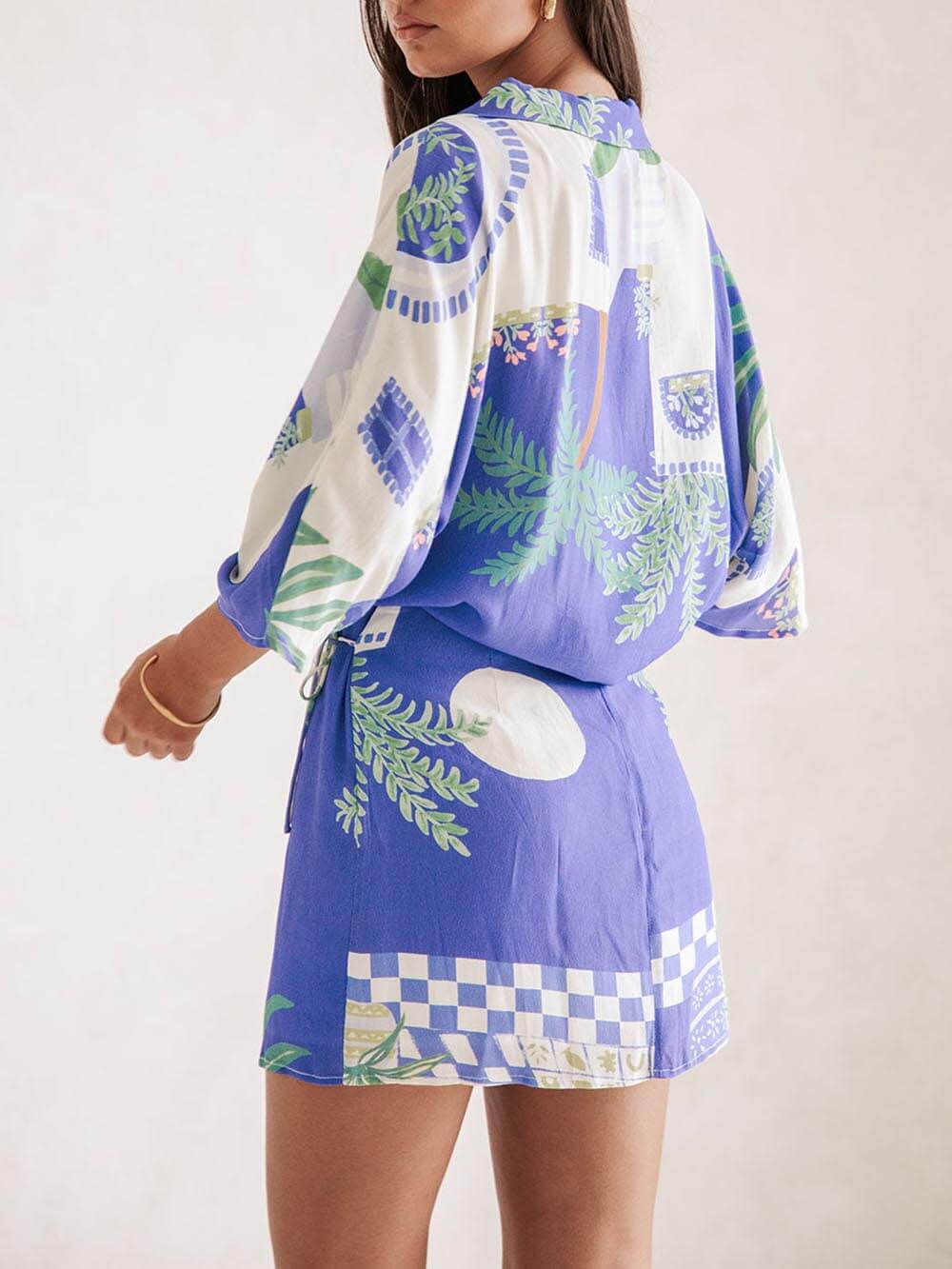 Koriora | Ensemble estival artistique – Chemise fluide & jupe assortie