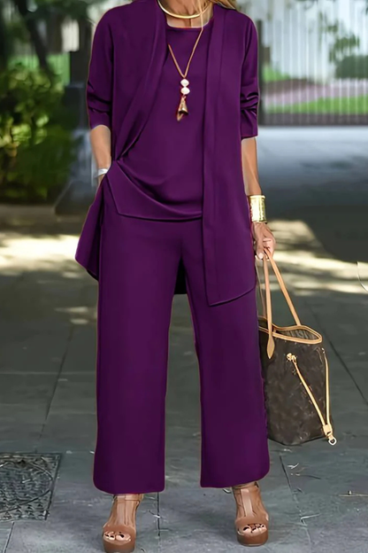Koriora | Ensemble 2 Pièces Tunique & Pantalon Large Femme — Fluidité Casual Chic & Confort Quotidien
