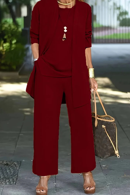 Koriora | Ensemble 2 Pièces Tunique & Pantalon Large Femme — Fluidité Casual Chic & Confort Quotidien