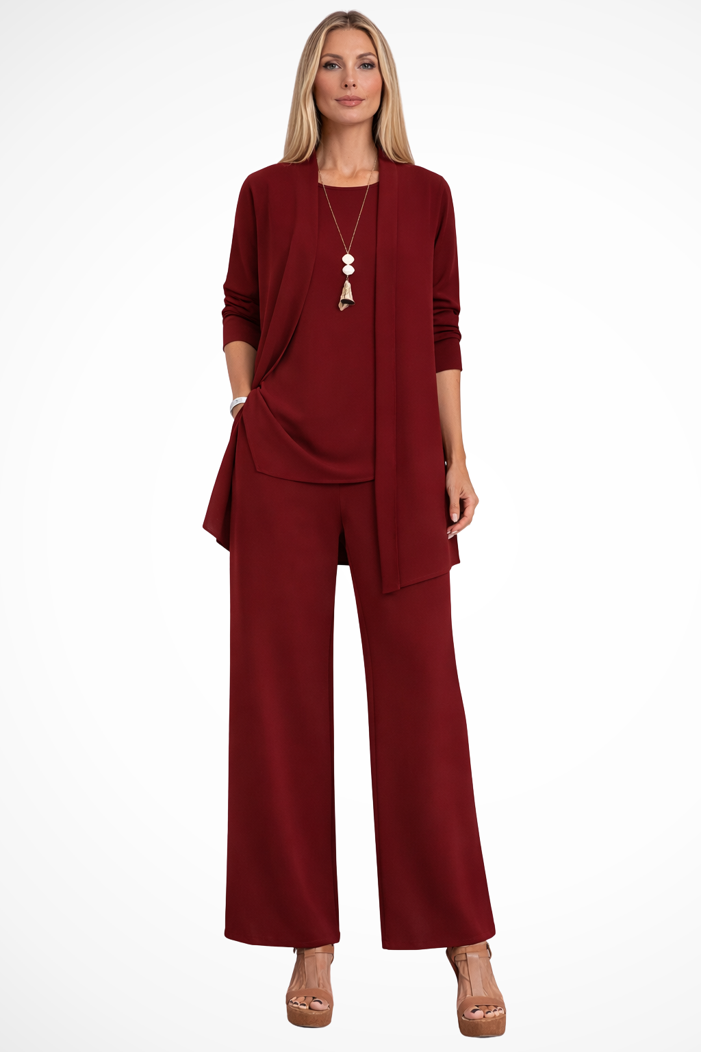 Koriora | Ensemble 2 Pièces Tunique & Pantalon Large Femme — Fluidité Casual Chic & Confort Quotidien