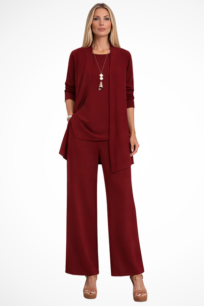Koriora | Ensemble 2 Pièces Tunique & Pantalon Large Femme — Fluidité Casual Chic & Confort Quotidien
