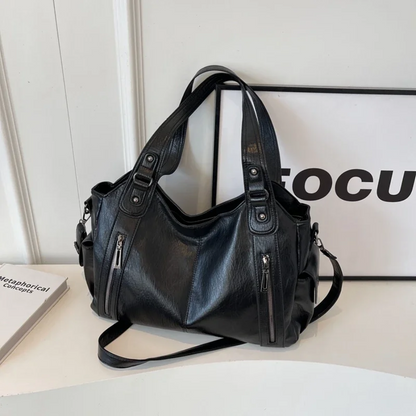 Koriora | Sac Épaule Amber — Cuir Vegan Premium & Élégance Fonctionnelle