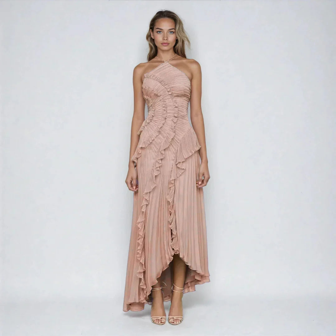 Koriora | Robe longue volantée Serelina