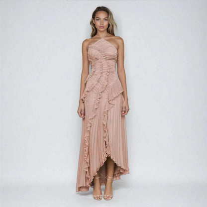 Koriora | Robe longue volantée Serelina