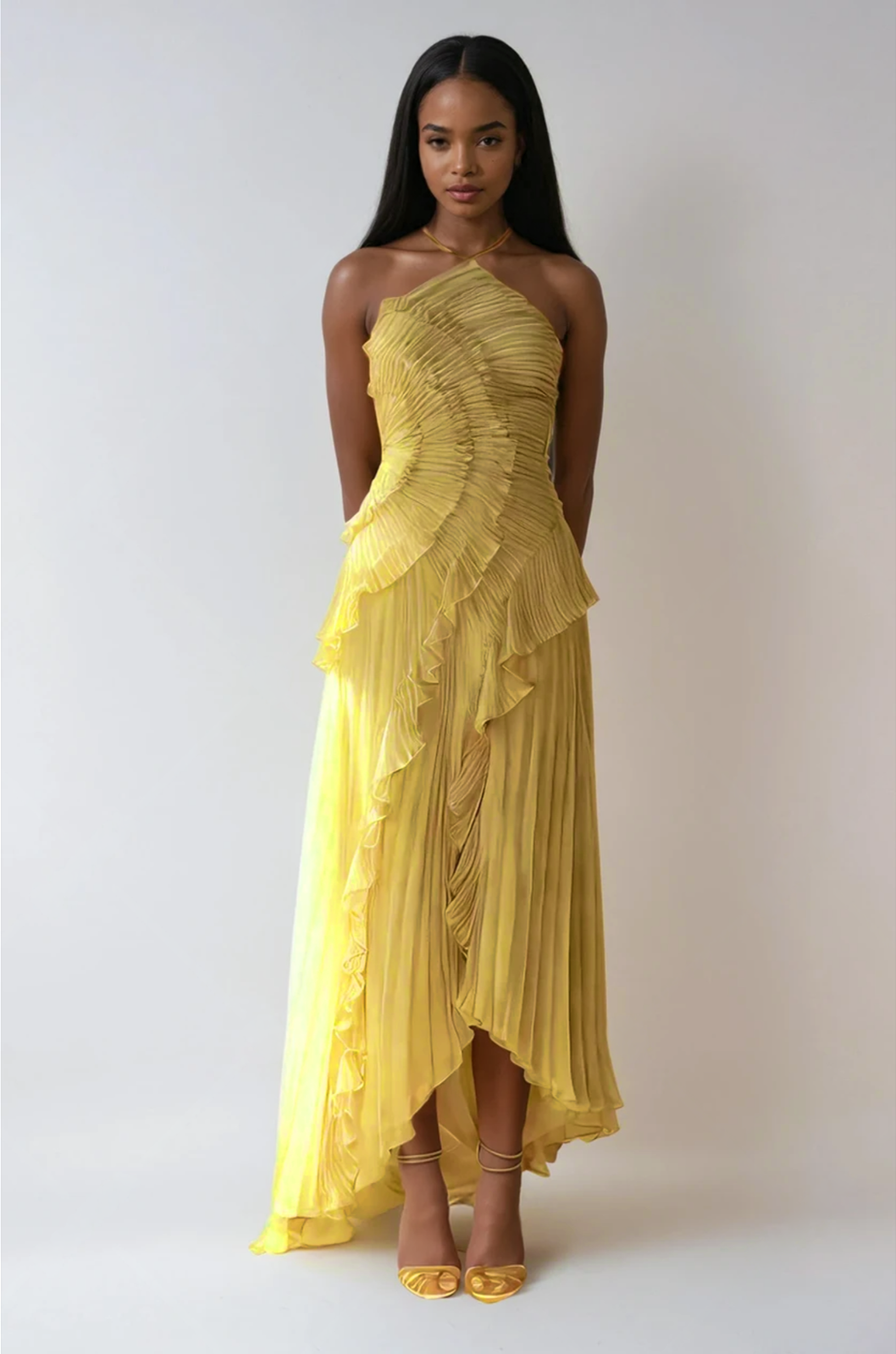Koriora | Robe longue volantée Serelina