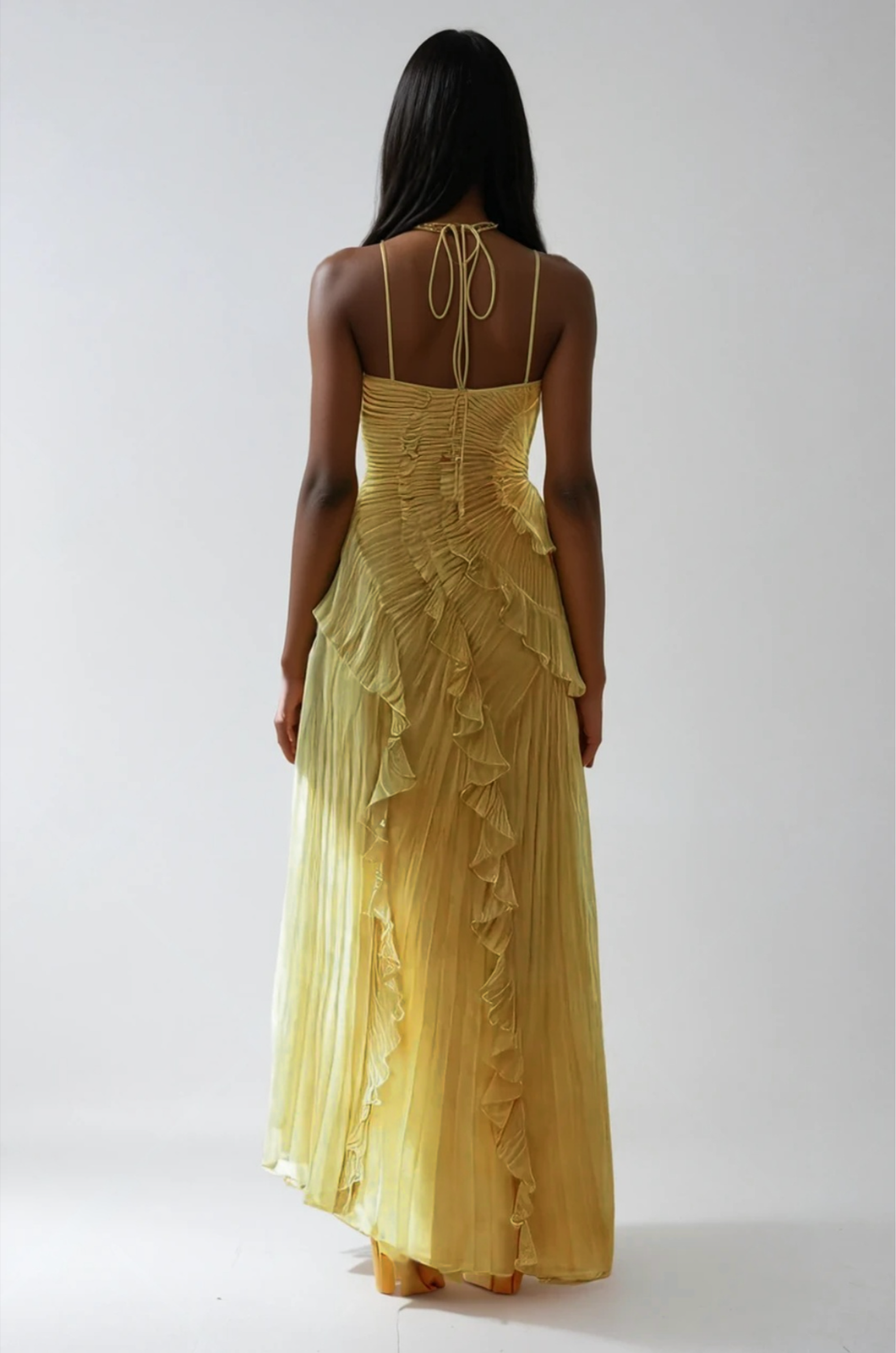 Koriora | Robe longue volantée Serelina