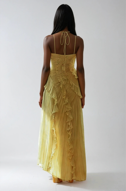 Koriora | Robe longue volantée Serelina