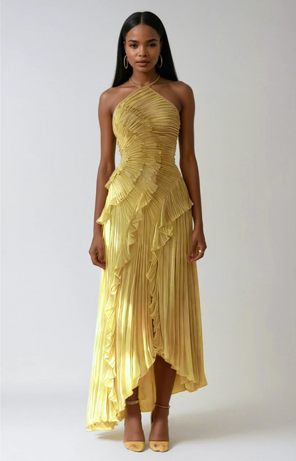 Koriora | Robe longue volantée Serelina