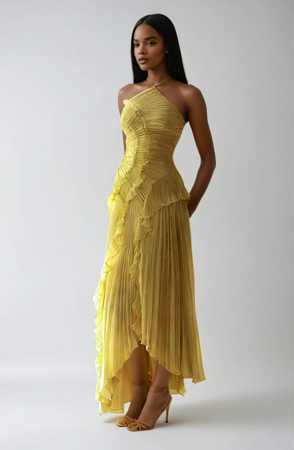Koriora | Robe longue volantée Serelina