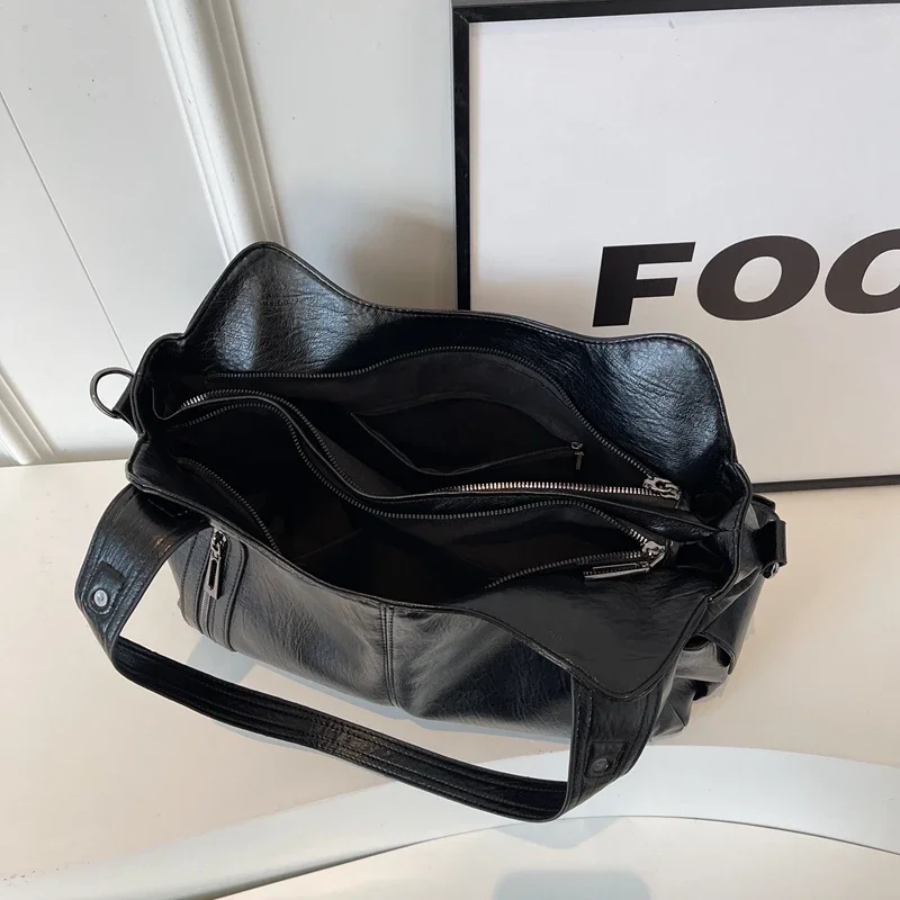 Koriora | Sac Épaule Amber — Cuir Vegan Premium & Élégance Fonctionnelle