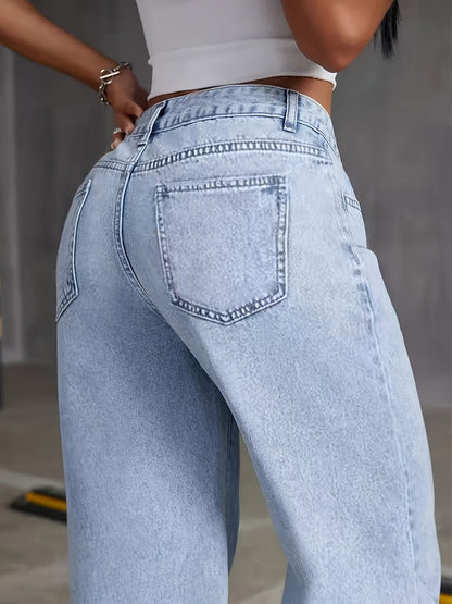 Women's High Waisted Wide Leg Jeans