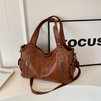 Koriora | Sac Épaule Amber — Cuir Vegan Premium & Élégance Fonctionnelle