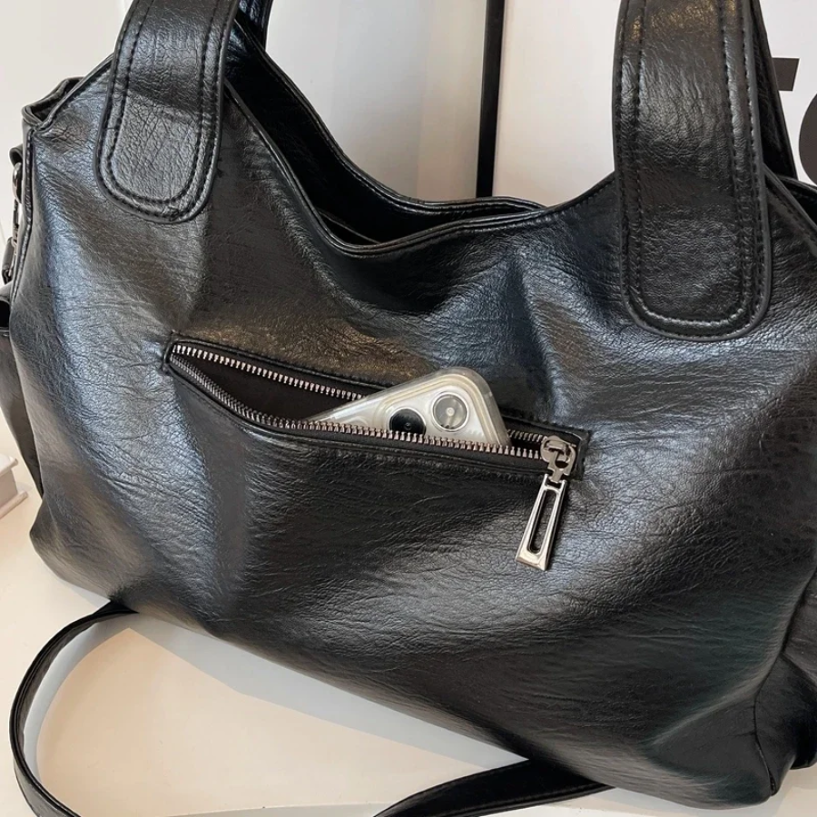 Koriora | Sac Épaule Amber — Cuir Vegan Premium & Élégance Fonctionnelle