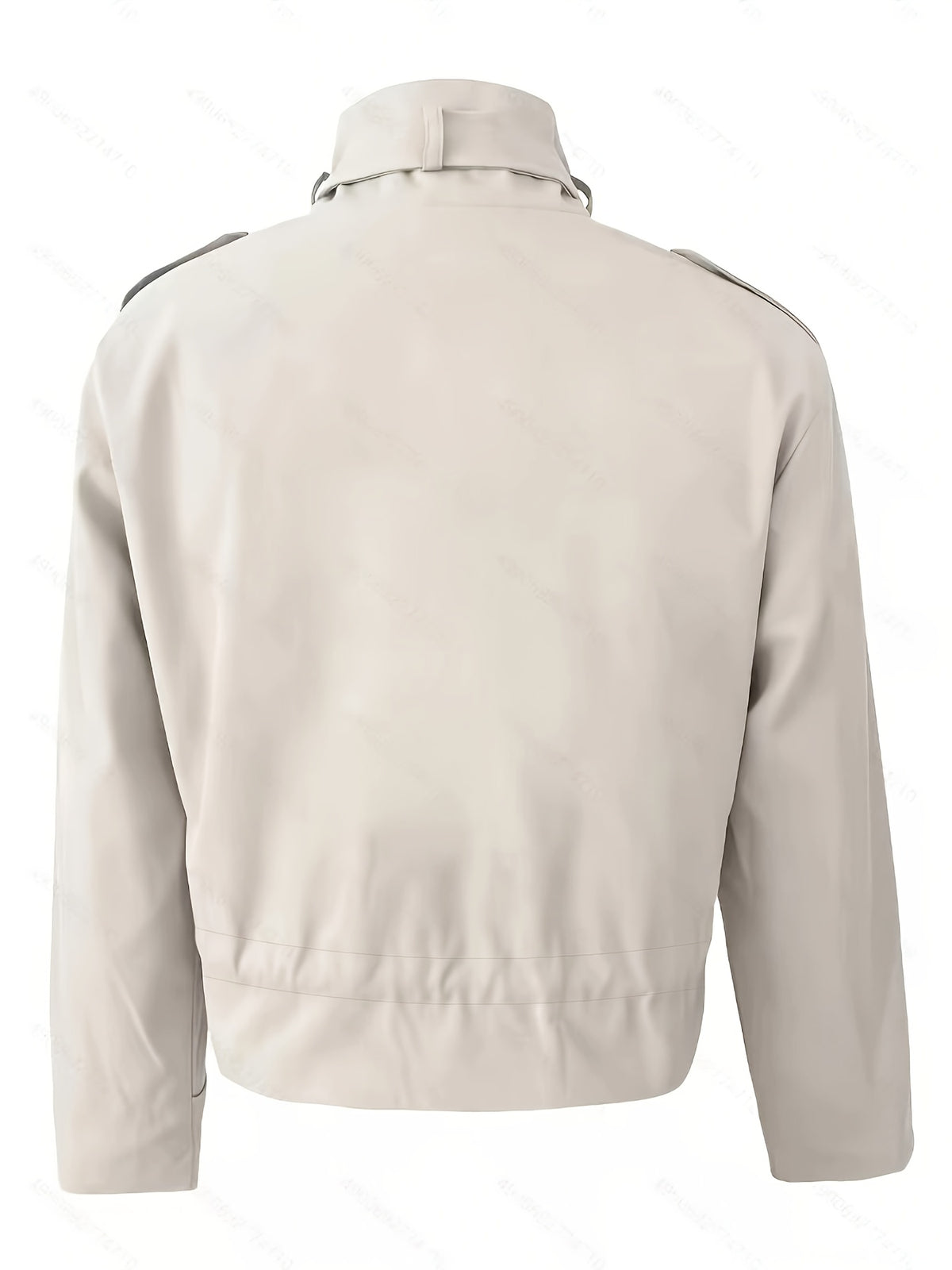Veste Femme Courte Style Cargo – Col Montant, Poches & Taille Ajustable