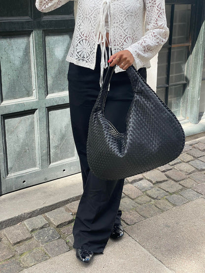 Koriora | Sac NOLA Cuir Vegan 3 Compartiments — Grand Format & Organisation Parfaite