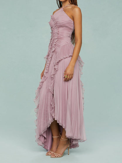 Koriora | Robe longue volantée Serelina