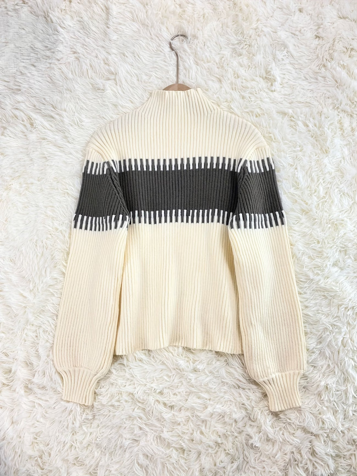 Léonie Women's Ribbed Knit High-Neck Jumper & Midi Skirt Set