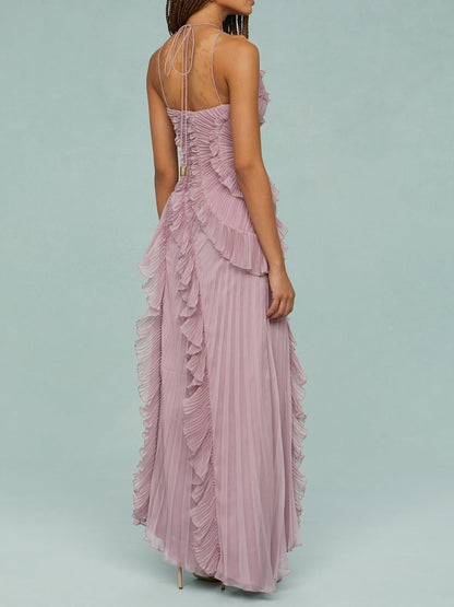 Koriora | Robe longue volantée Serelina