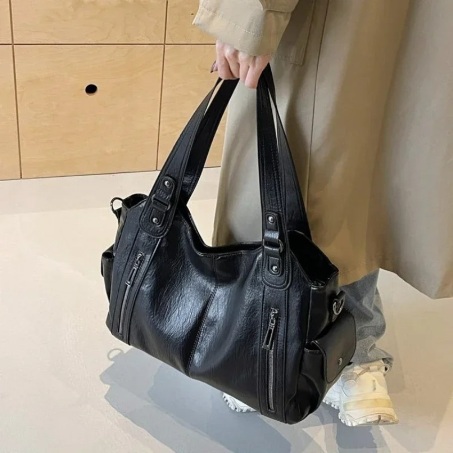 Koriora | Sac Épaule Amber — Cuir Vegan Premium & Élégance Fonctionnelle