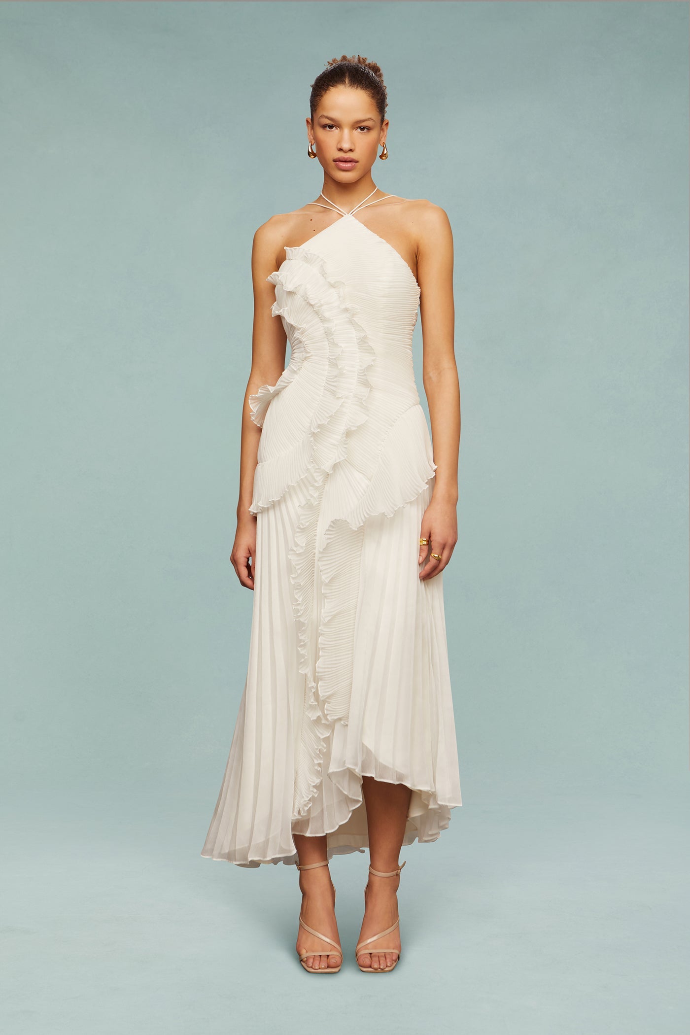 Koriora | Robe longue volantée Serelina