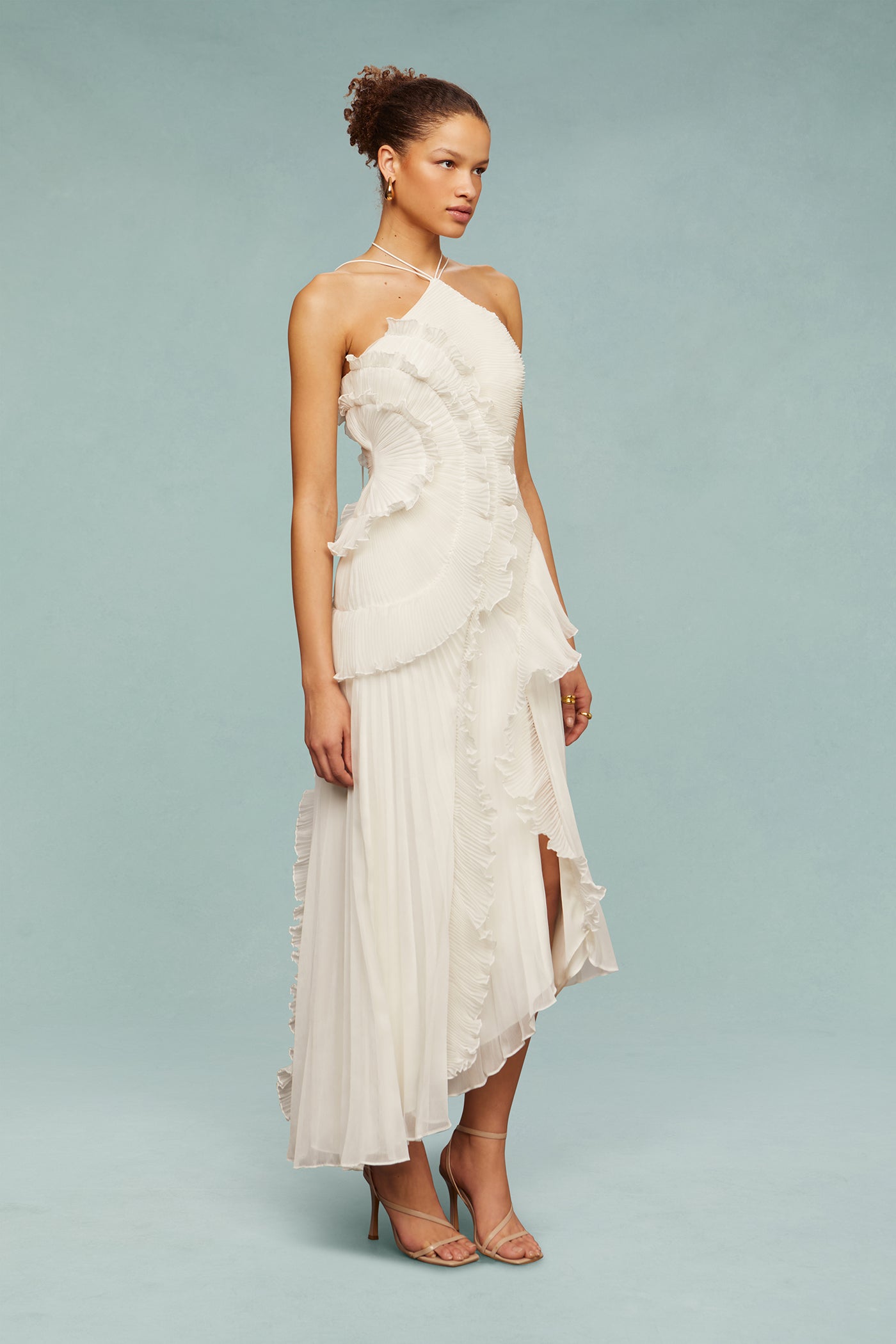 Koriora | Robe longue volantée Serelina