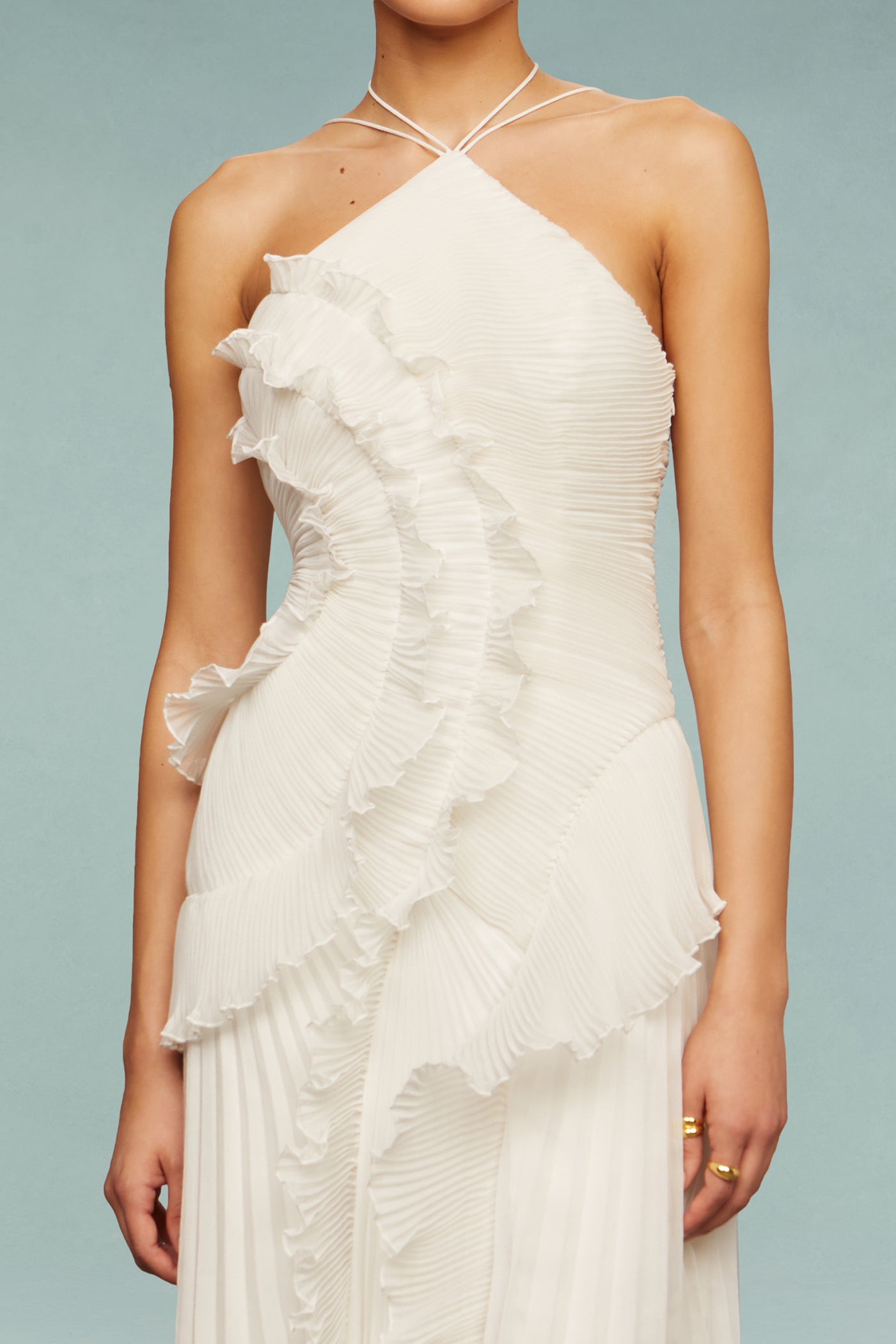 Koriora | Robe longue volantée Serelina