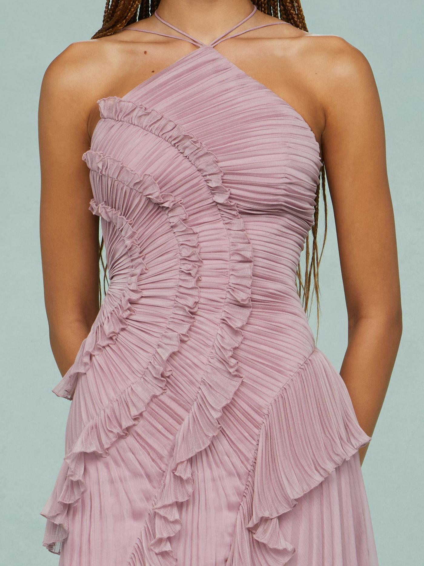 Koriora | Robe longue volantée Serelina