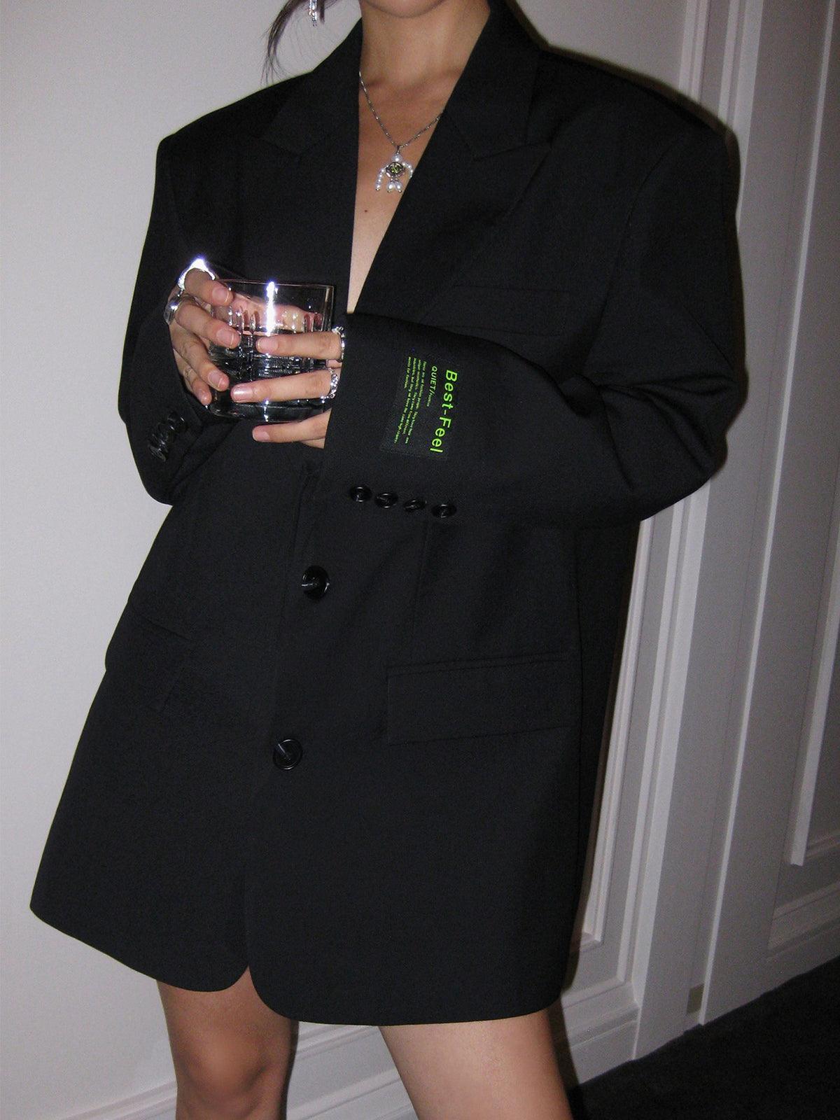 Koriora | Blazer Lorène — Blazer Oversize Femme Chic & Élégant pour Bureau et Ville