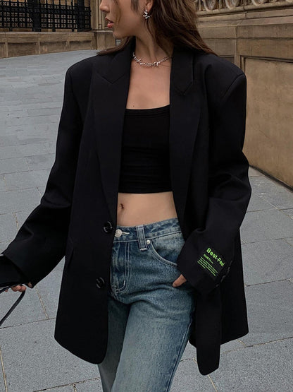 Koriora | Blazer Lorène — Blazer Oversize Femme Chic & Élégant pour Bureau et Ville