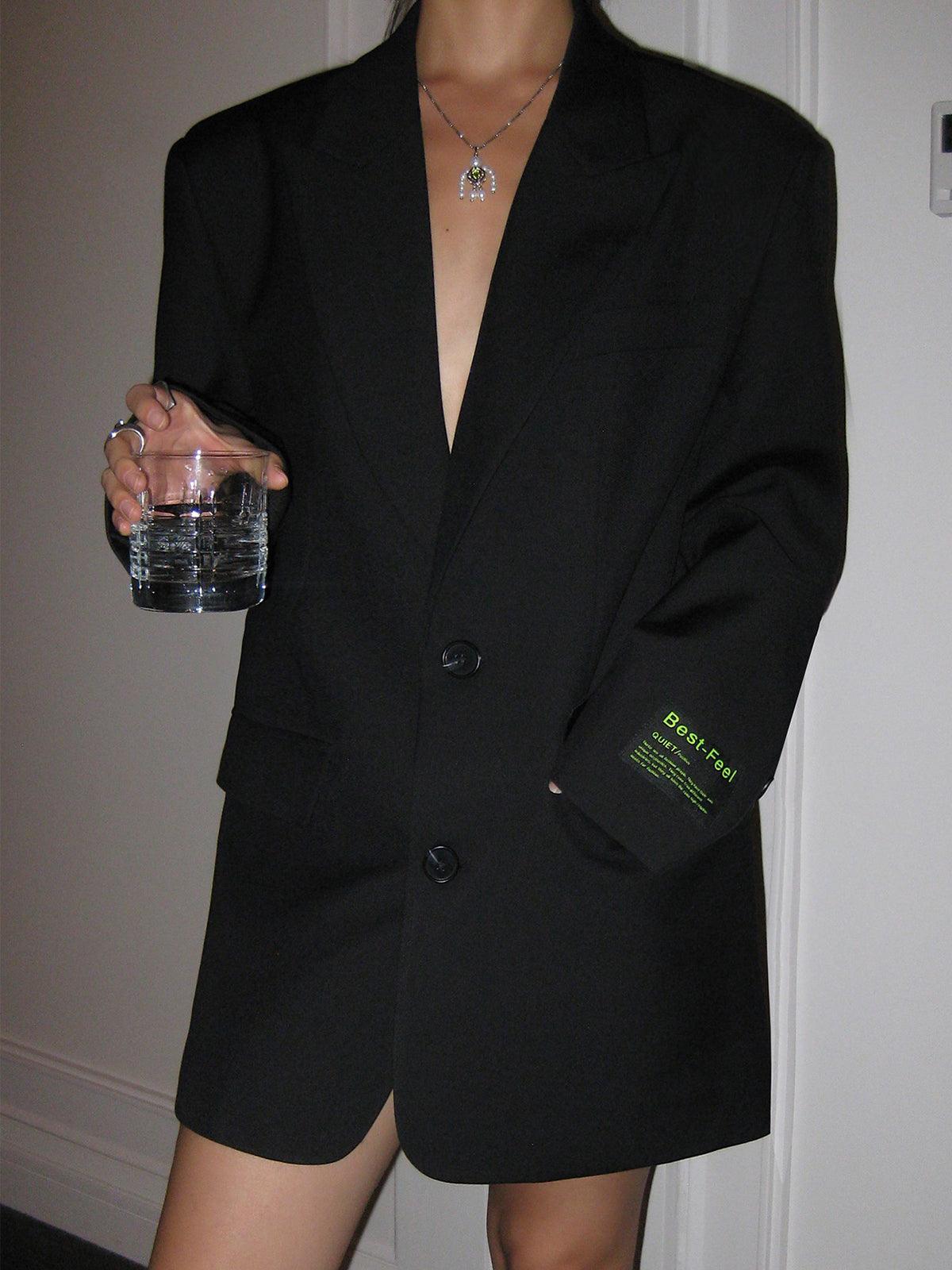 Koriora | Blazer Lorène — Blazer Oversize Femme Chic & Élégant pour Bureau et Ville