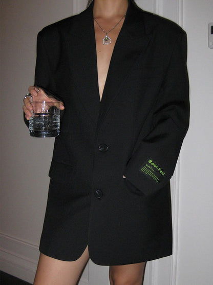 Koriora | Blazer Lorène — Blazer Oversize Femme Chic & Élégant pour Bureau et Ville
