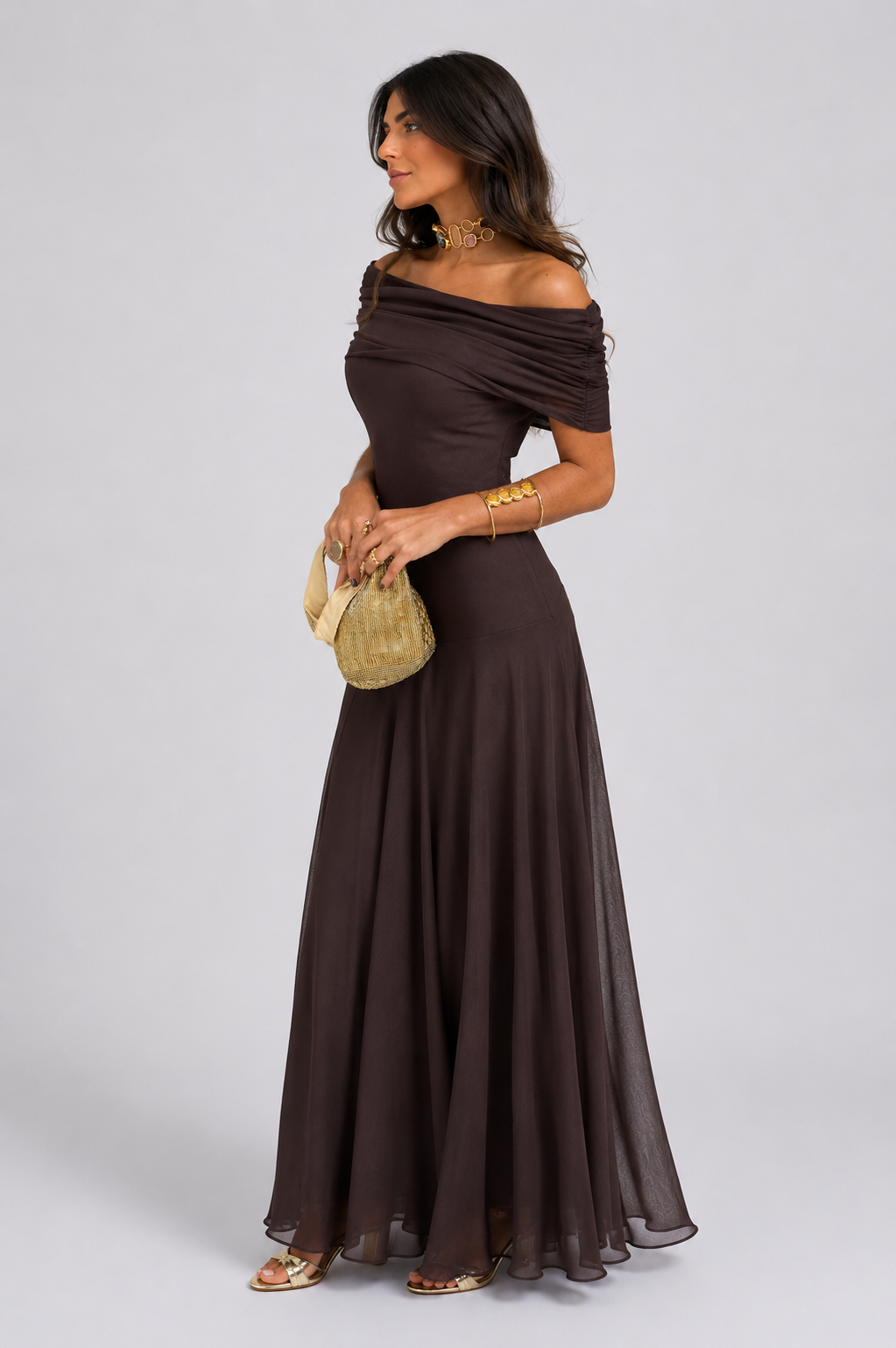Koriora | Robe Longue de Cérémonie Femme Tara  Élégance et Raffinement