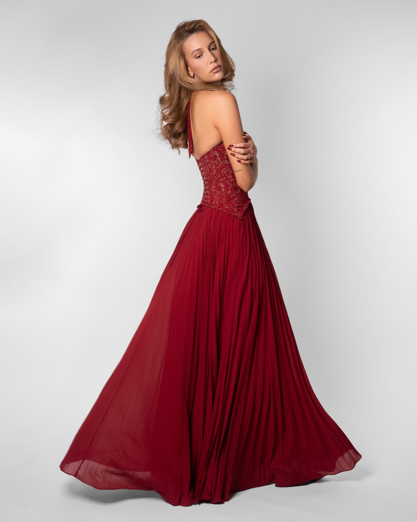 Koriora | Robe maxi dos nu Nathalie