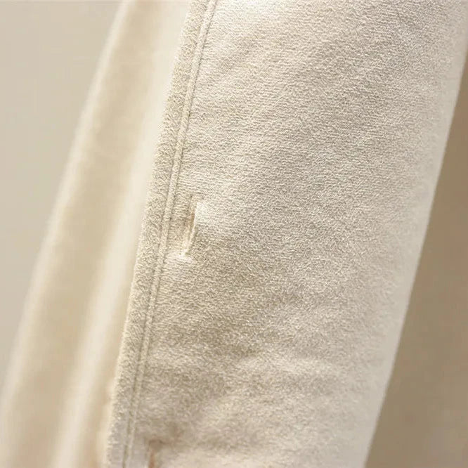 Gilet Femme Effet Mouton Boutonné avec Poches