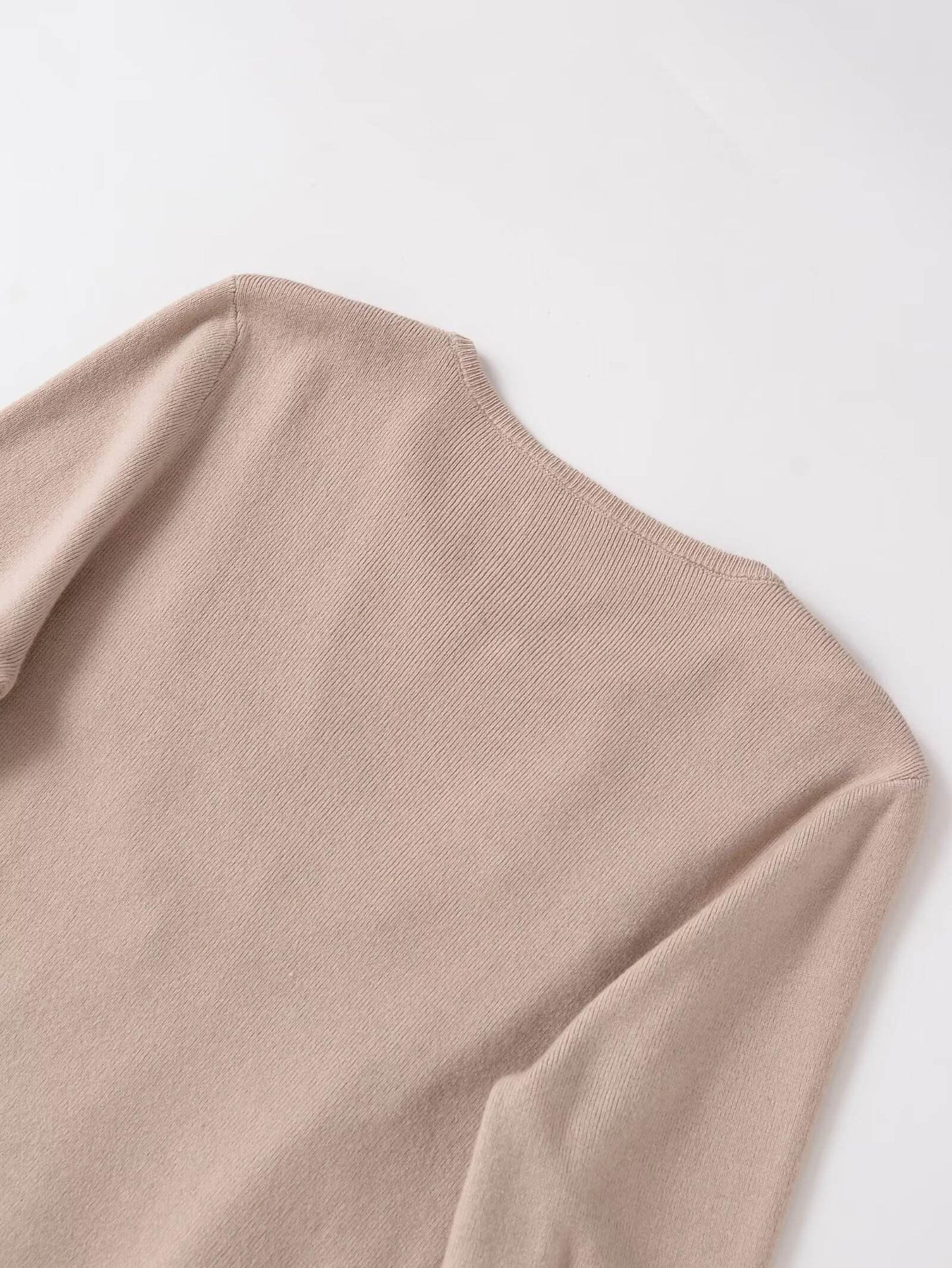 Koriora Cardigan Maille Fine avec Caraco Intégré – Gilet Femme Élégant