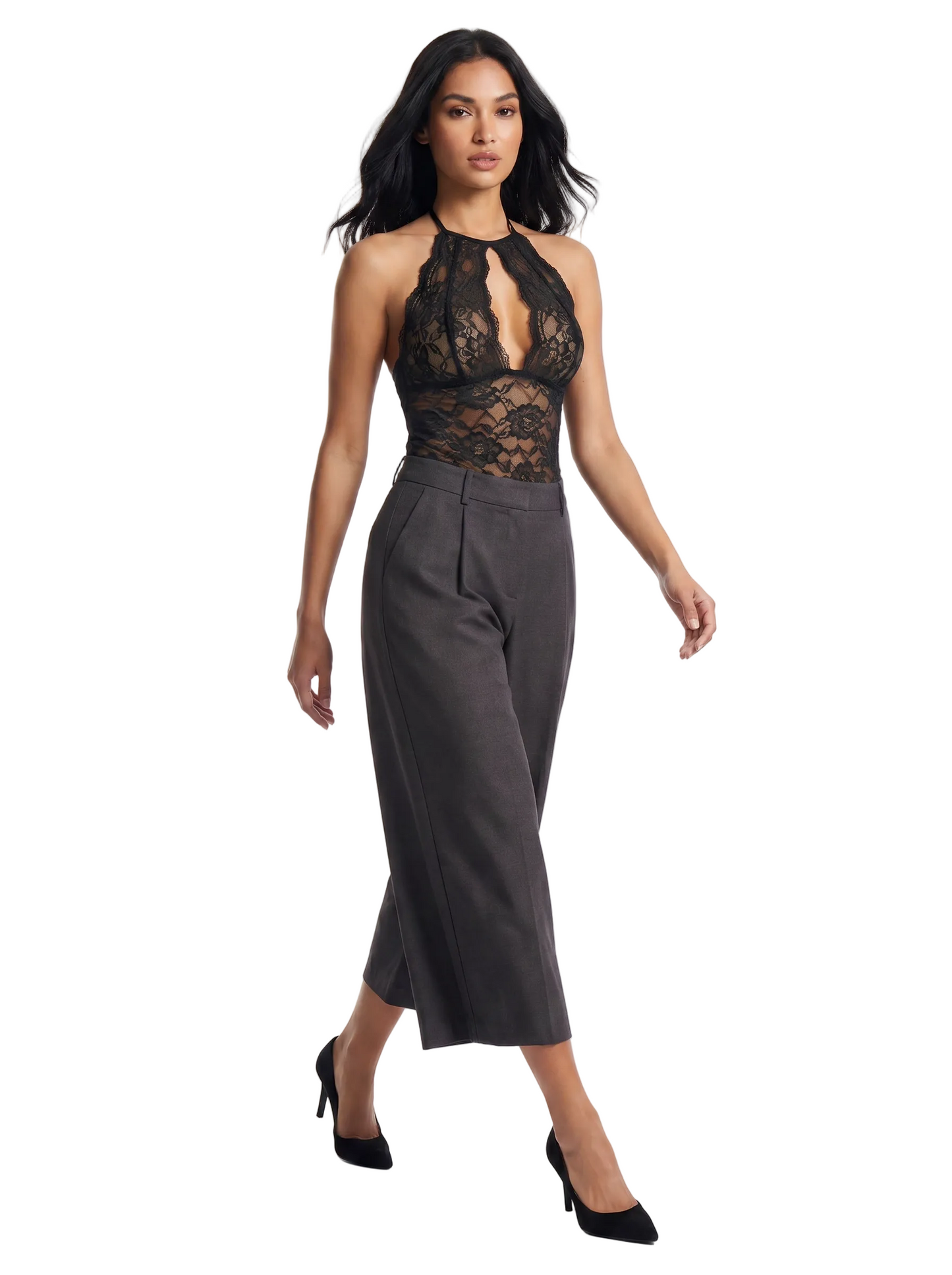Koriora Bermuda Fluide Femme – Short Tailleur Large Élégant