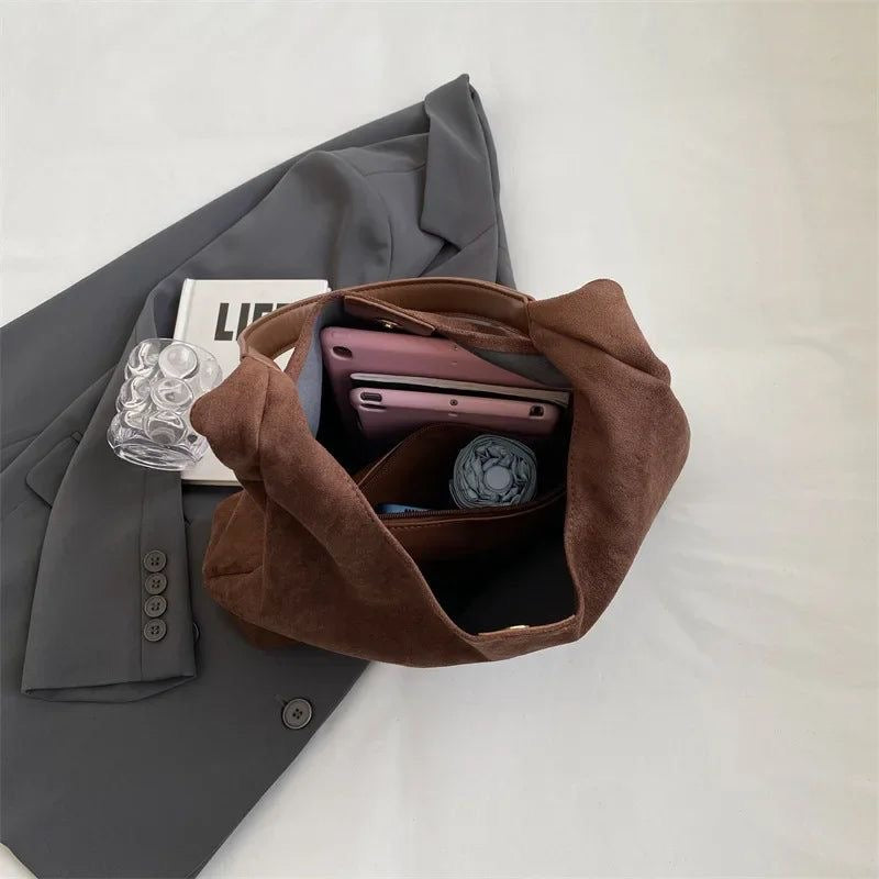 Koriora | Sac Florence Suède  — Luxe Texturé & Style Automne Tendance