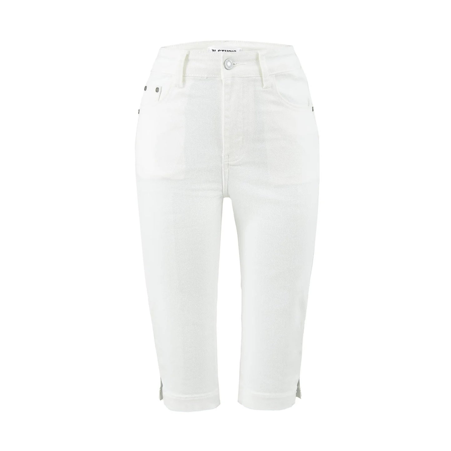 Koriora Élodie Capri Jeans – Jean Capri Taille Haute Stretch pour Femme