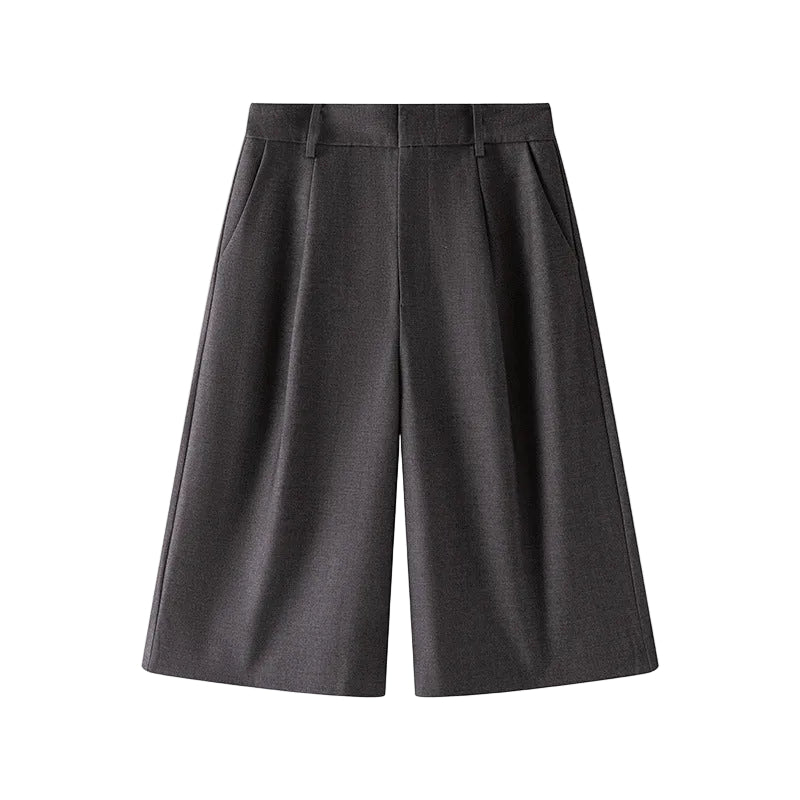 Koriora Bermuda Fluide Femme – Short Tailleur Large Élégant