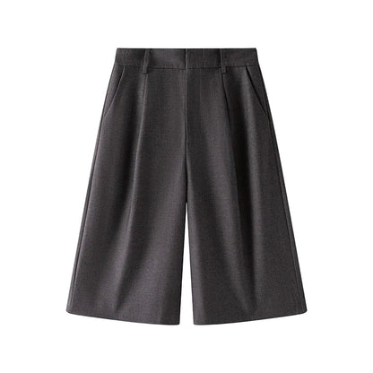 Koriora Bermuda Fluide Femme – Short Tailleur Large Élégant