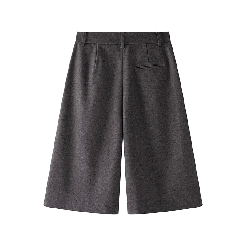 Koriora Bermuda Fluide Femme – Short Tailleur Large Élégant