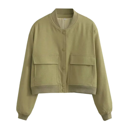 Koriora | Veste Bomber Emilia — Bomber Femme Oversize Chic & Veste Mi-Saison Tendance