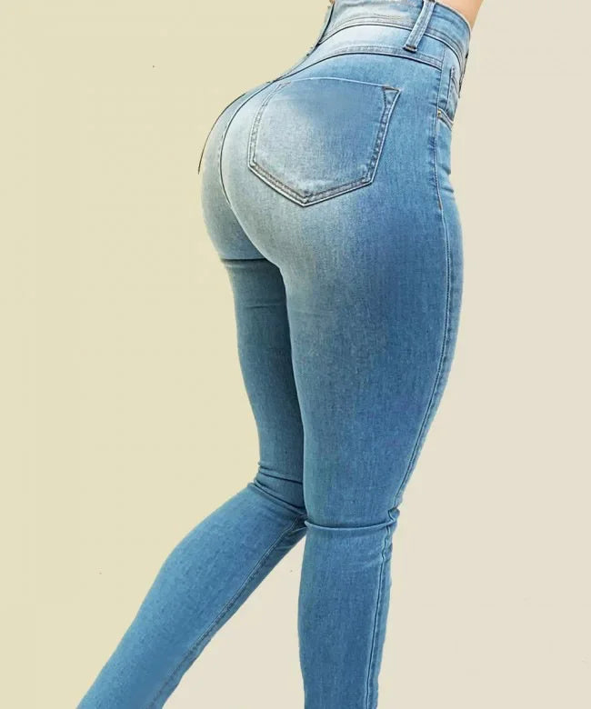 Women's High Waisted Stretch Skinny Jeans
