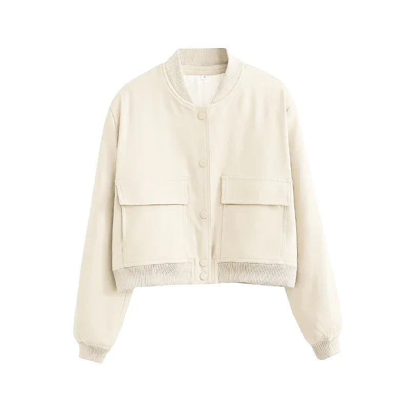 Koriora | Veste Bomber Emilia — Bomber Femme Oversize Chic & Veste Mi-Saison Tendance