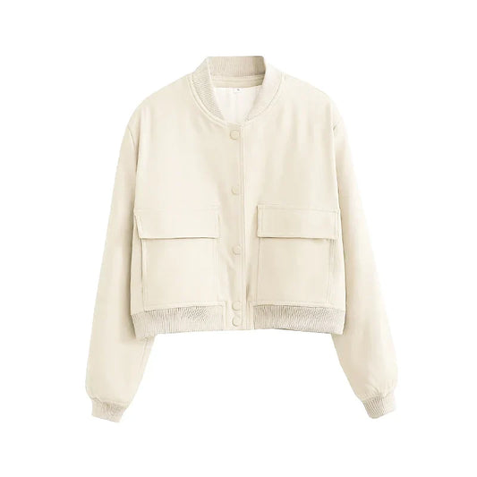 Koriora | Veste Bomber Emilia — Bomber Femme Oversize Chic & Veste Mi-Saison Tendance
