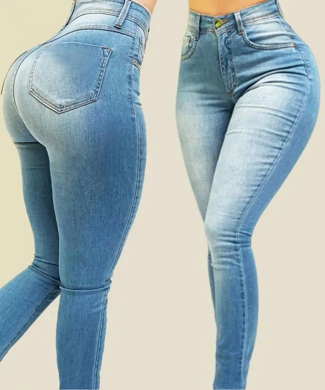 Women's High Waisted Stretch Skinny Jeans